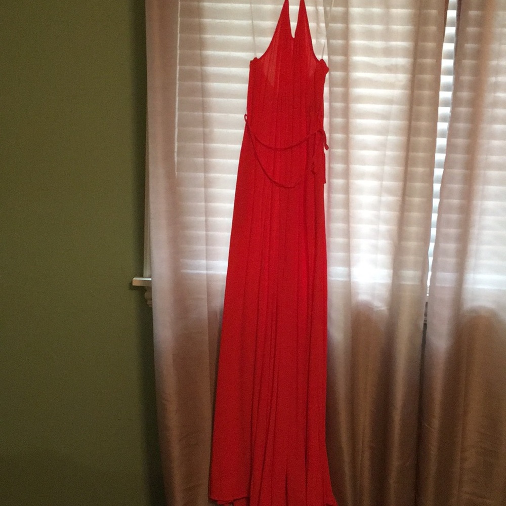 Orange maxi dress